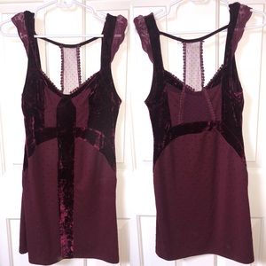 Free people maroon dress